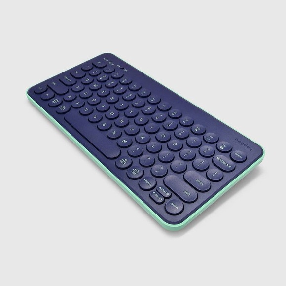 Heyday Blue Wireless Keyboard with USB Receiver - Picture 2 of 4